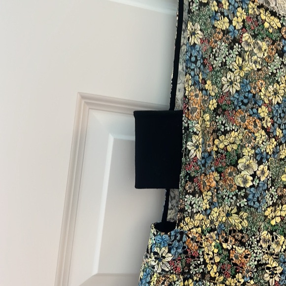 Zara floral fit and flare multi colored sleeveless Dress - Picture 5 of 8